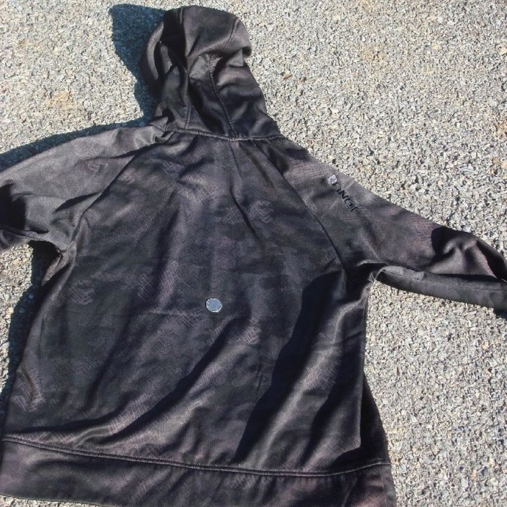 AND1 hooded sweatshirt hoodie black sweat shirt